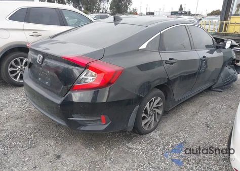 2017 Honda Civic Ex из США, поврежденный, VIN 2HGFC2F75HH522715